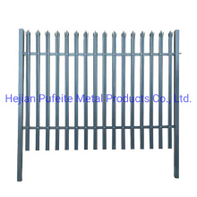 Powder Coated Iron Palisade Fencing Steel Euro Palisade Fence Manufacturer